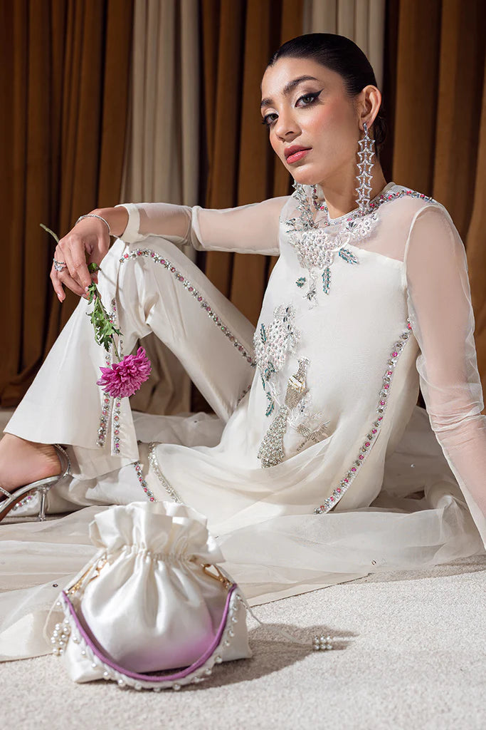 Reha | Festive Wear Organza Embellished Set