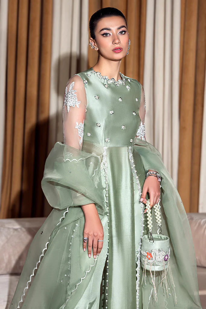 Omaira | Festive Wear Silk Embellished Dress