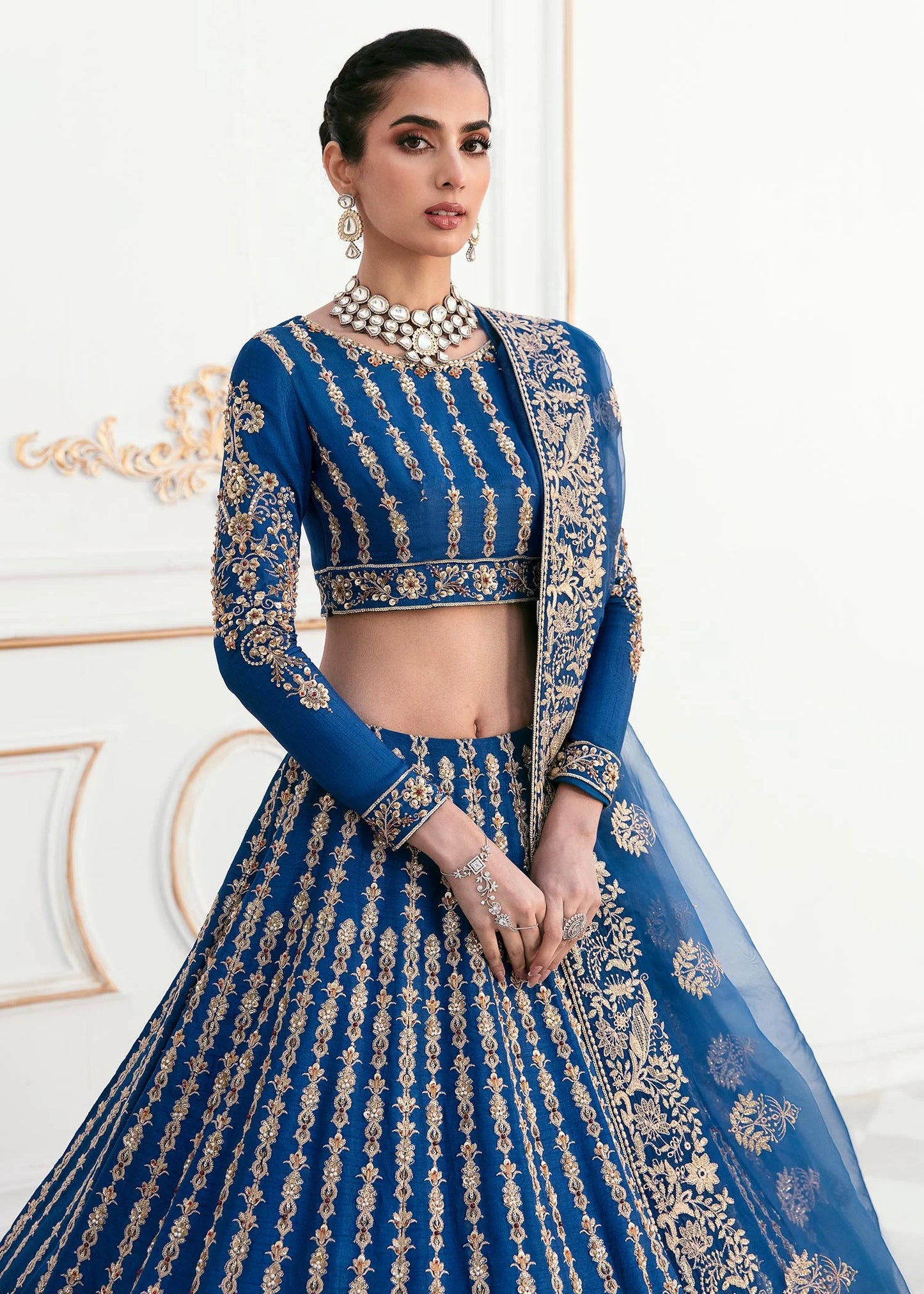 Dyla | Wedding Wear Embellished Lehenga