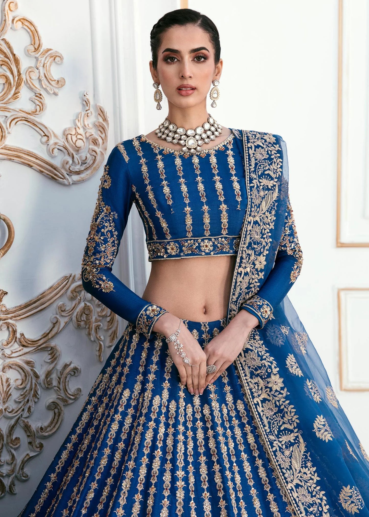 Dyla | Wedding Wear Embellished Lehenga
