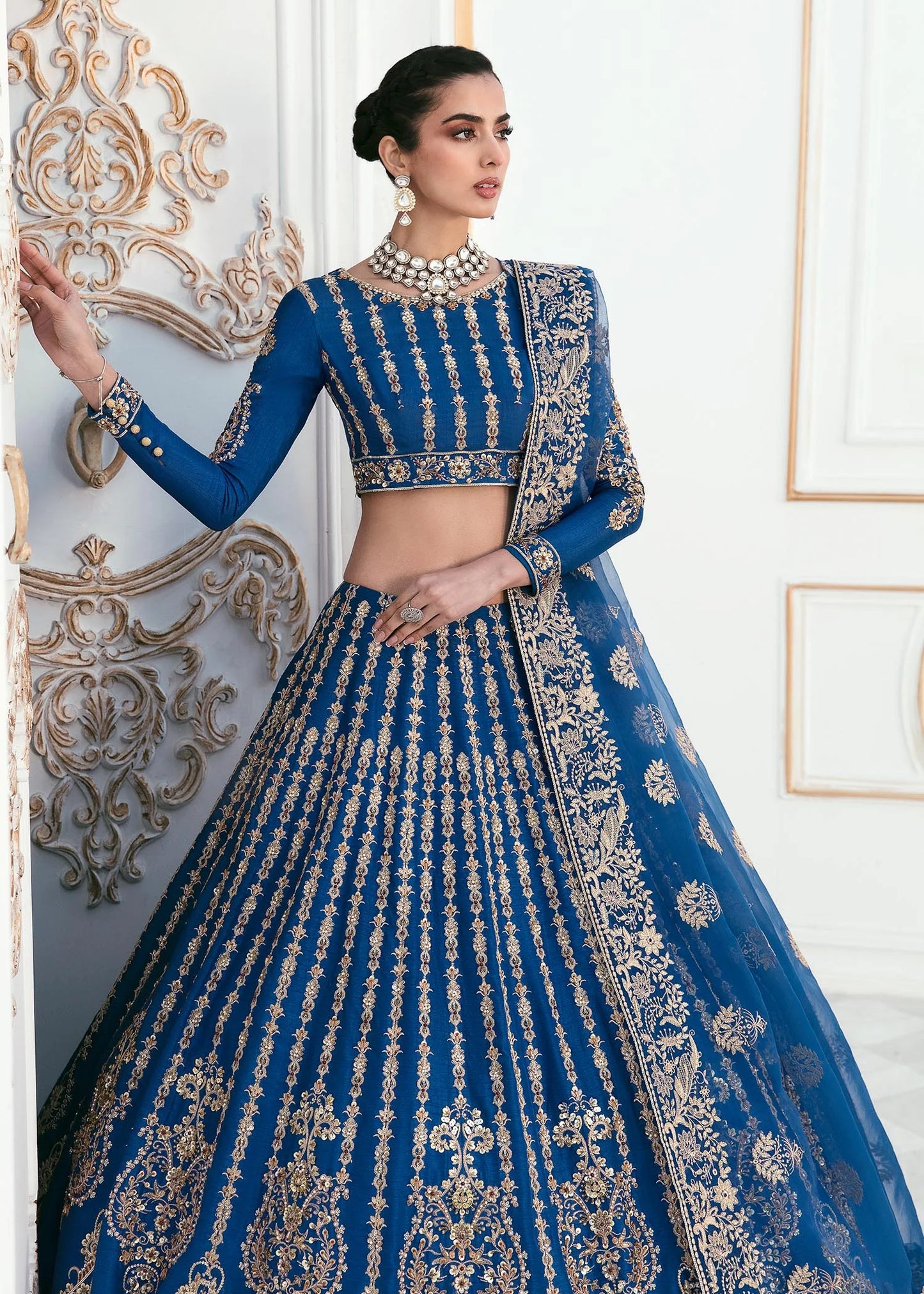 Dyla | Wedding Wear Embellished Lehenga