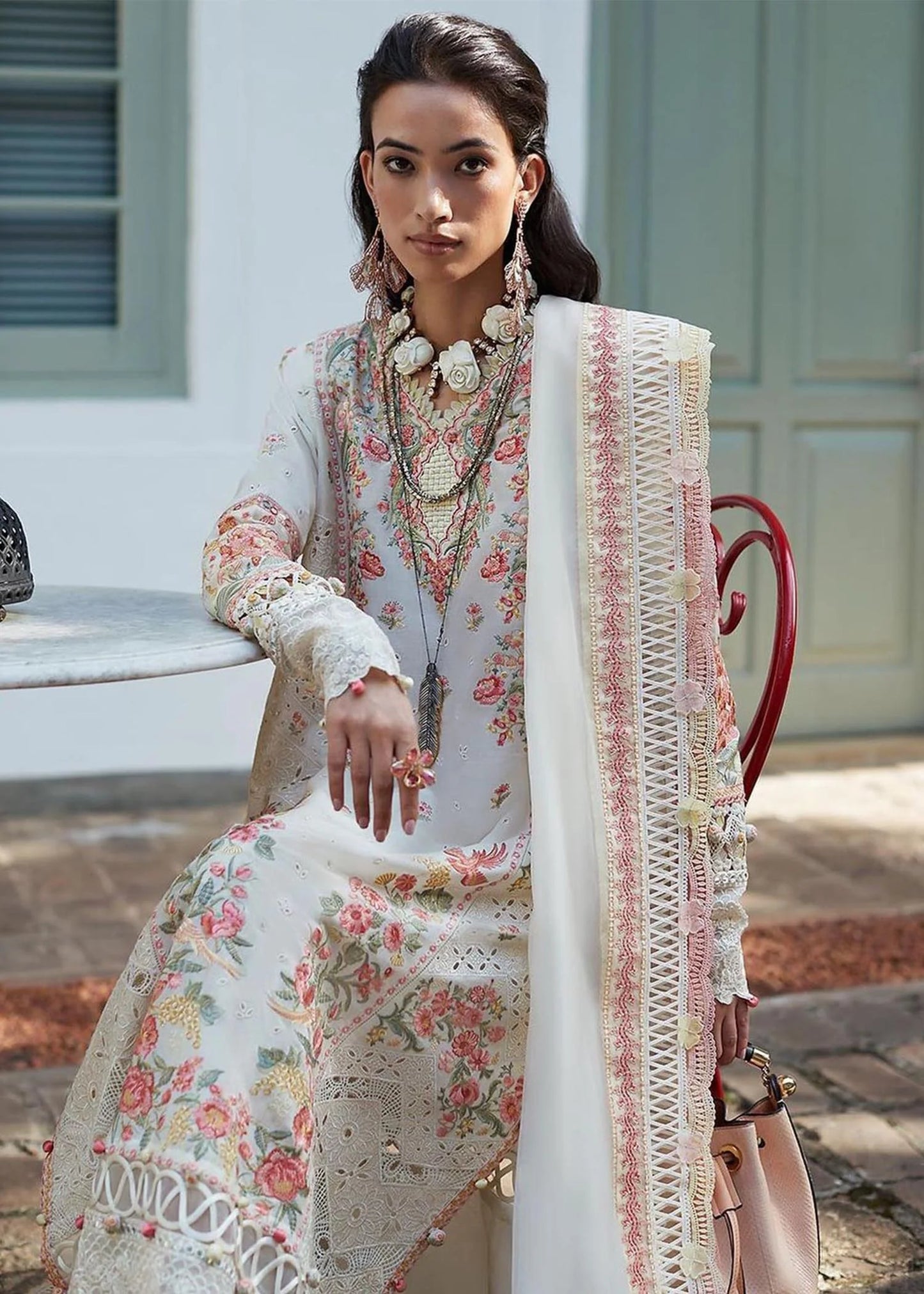 NYSA | Summer Lawn Floral Embroidery