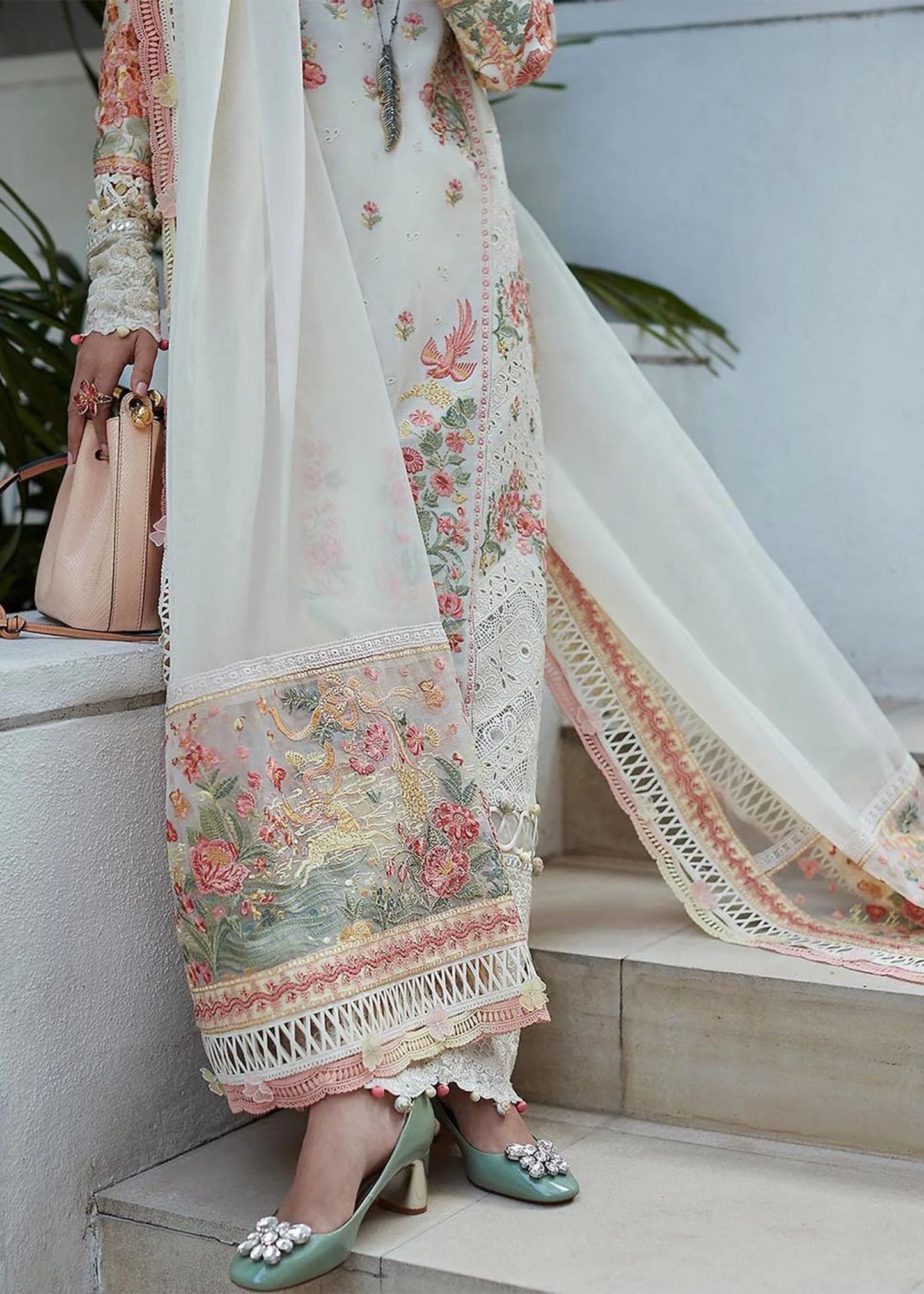 NYSA | Summer Lawn Floral Embroidery