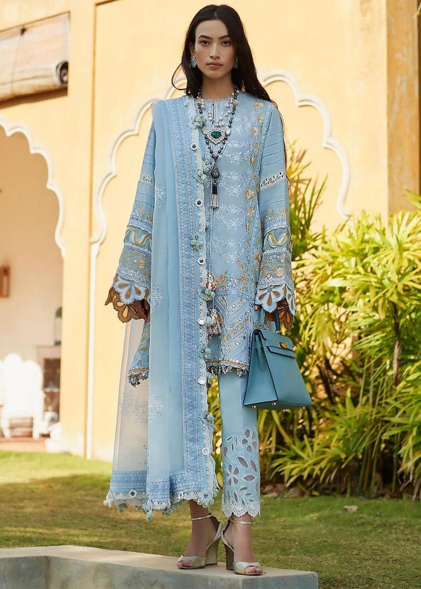 MIRA | Summer Lawn Floral Embroidery