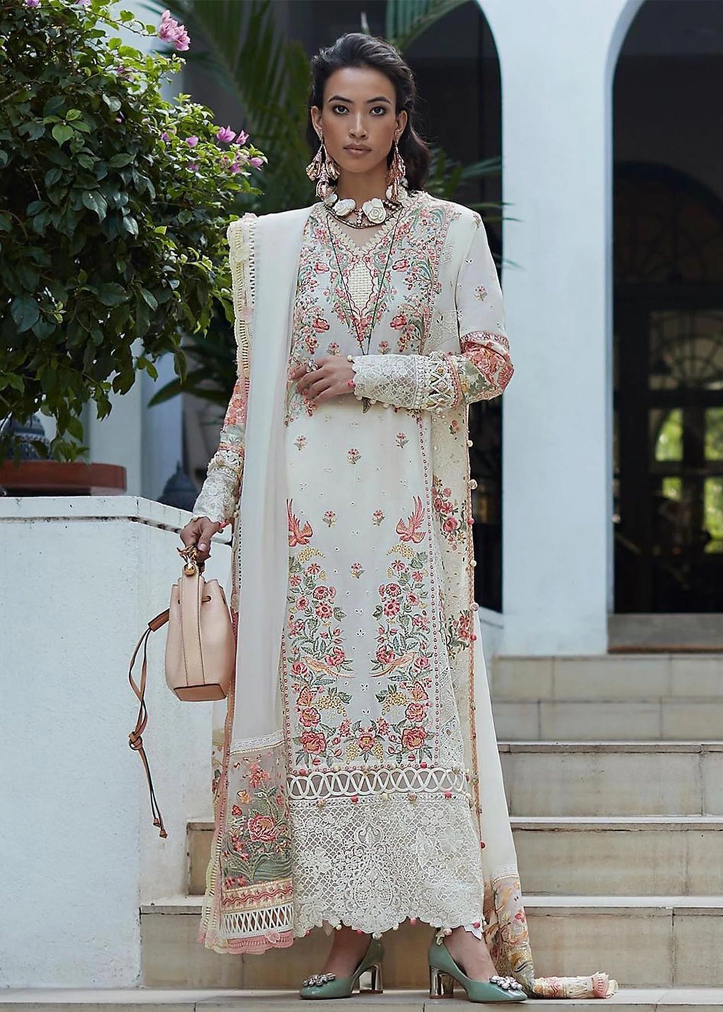 NYSA | Summer Lawn Floral Embroidery