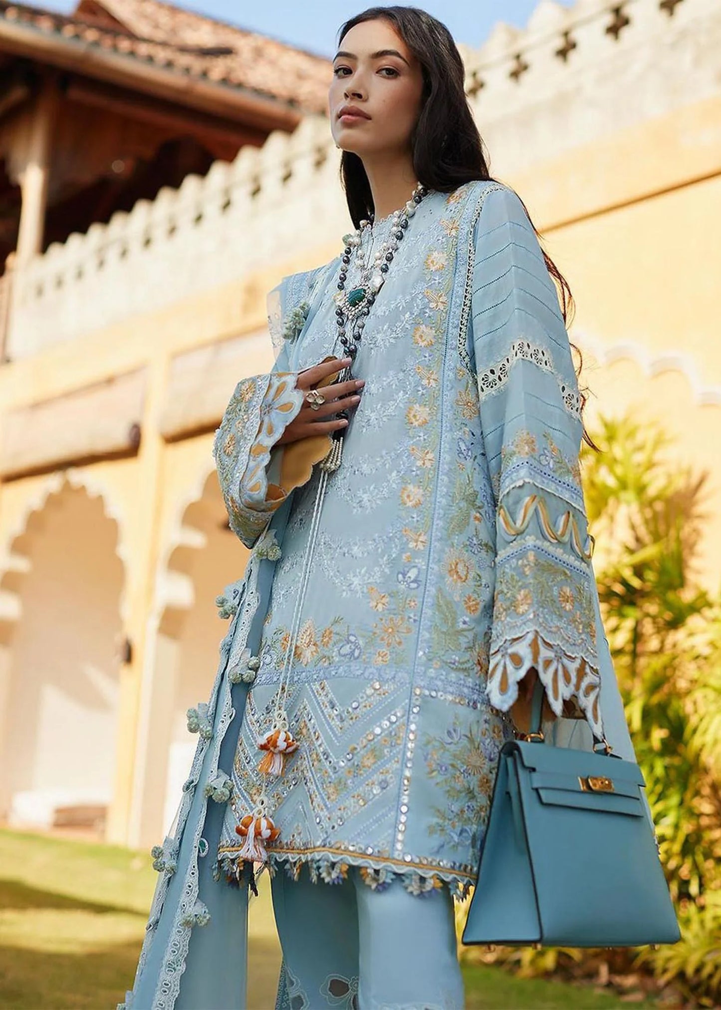 MIRA | Summer Lawn Floral Embroidery
