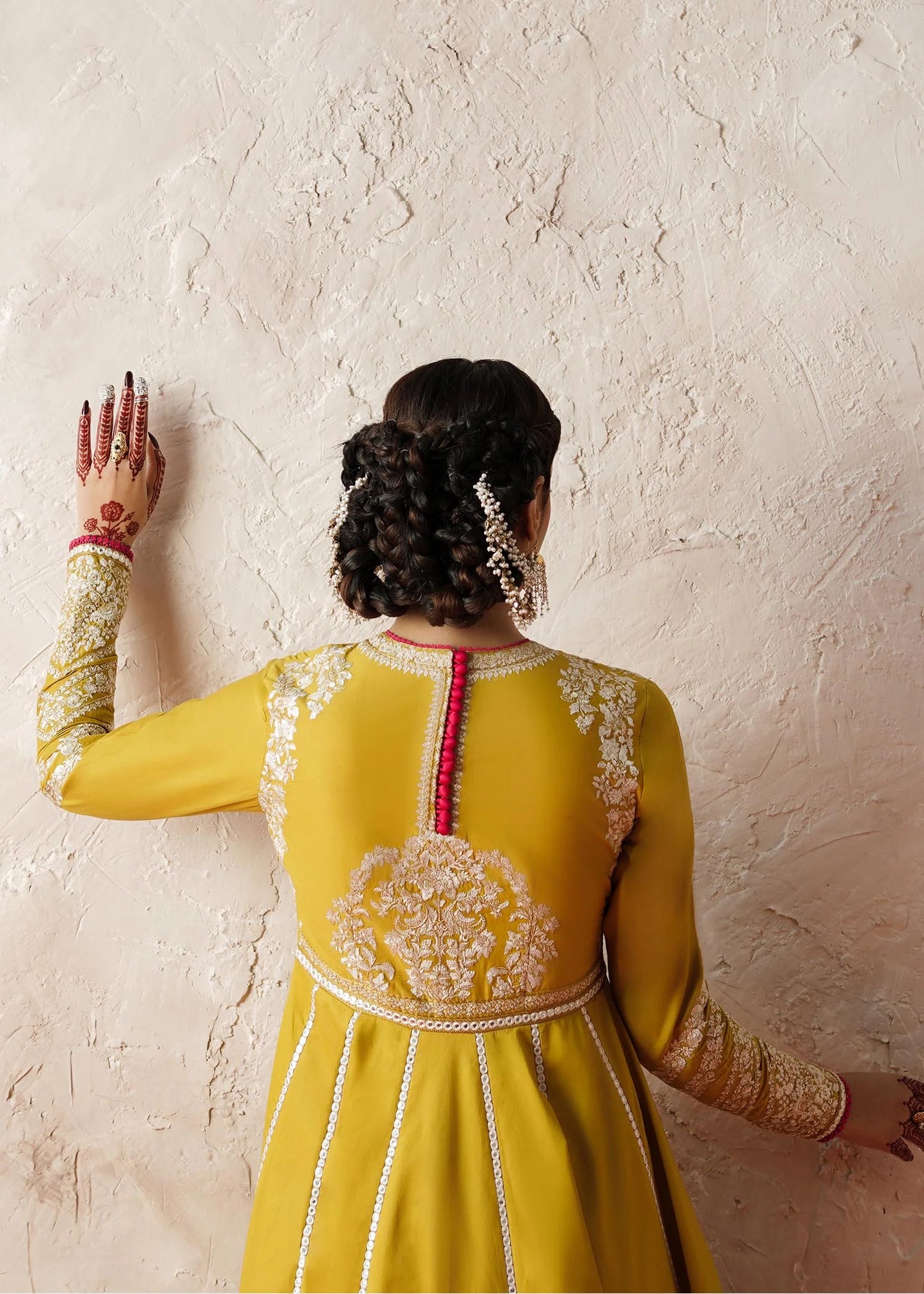 Hussain Rehar | Zard Bahaar | Pishwas Embroidered Lawn