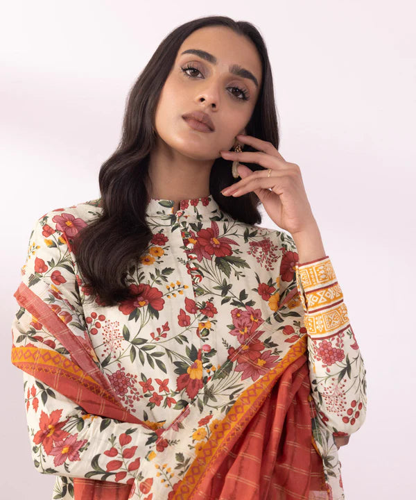 3 Piece | Printed Lawn Suit