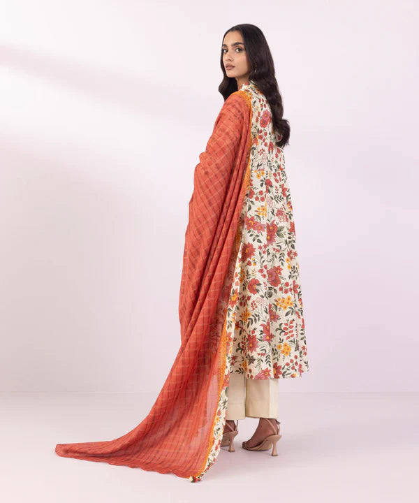 3 Piece | Printed Lawn Suit