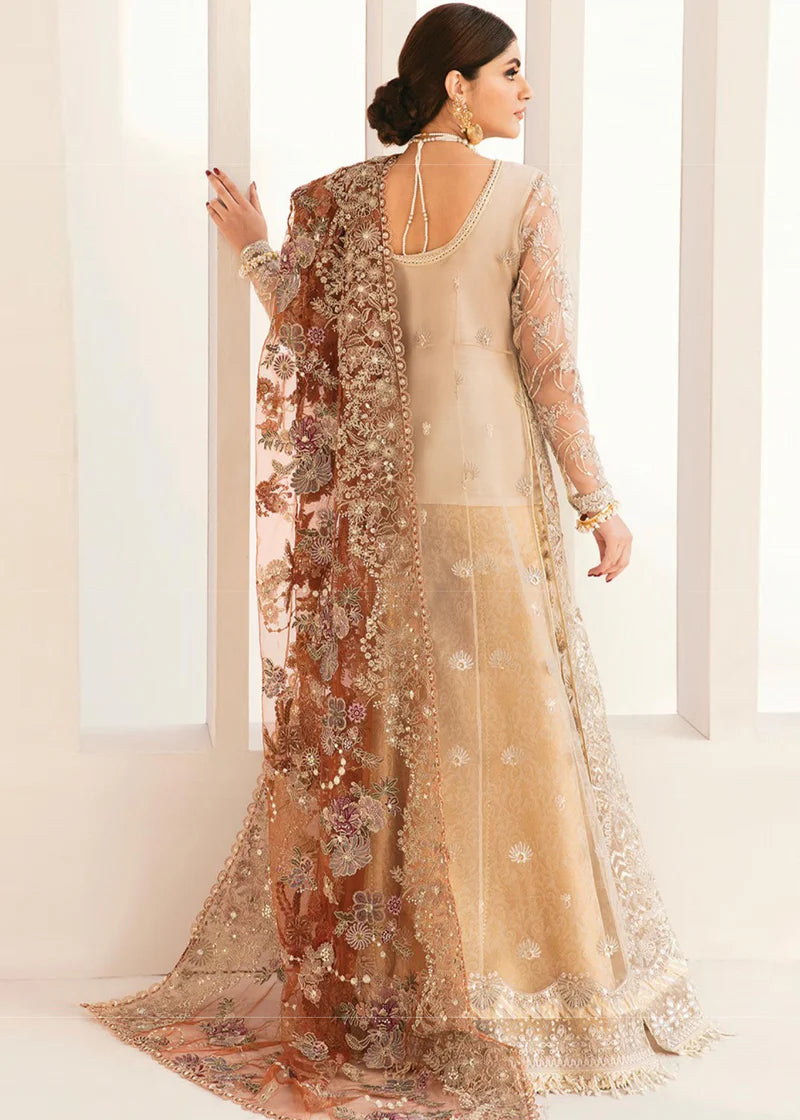 BAROQUE | Embroidered Embellished Net Festive Wear Suit
