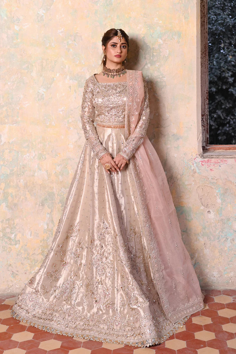 Qalamkar | Gotta Embroidered Lehenga with lace