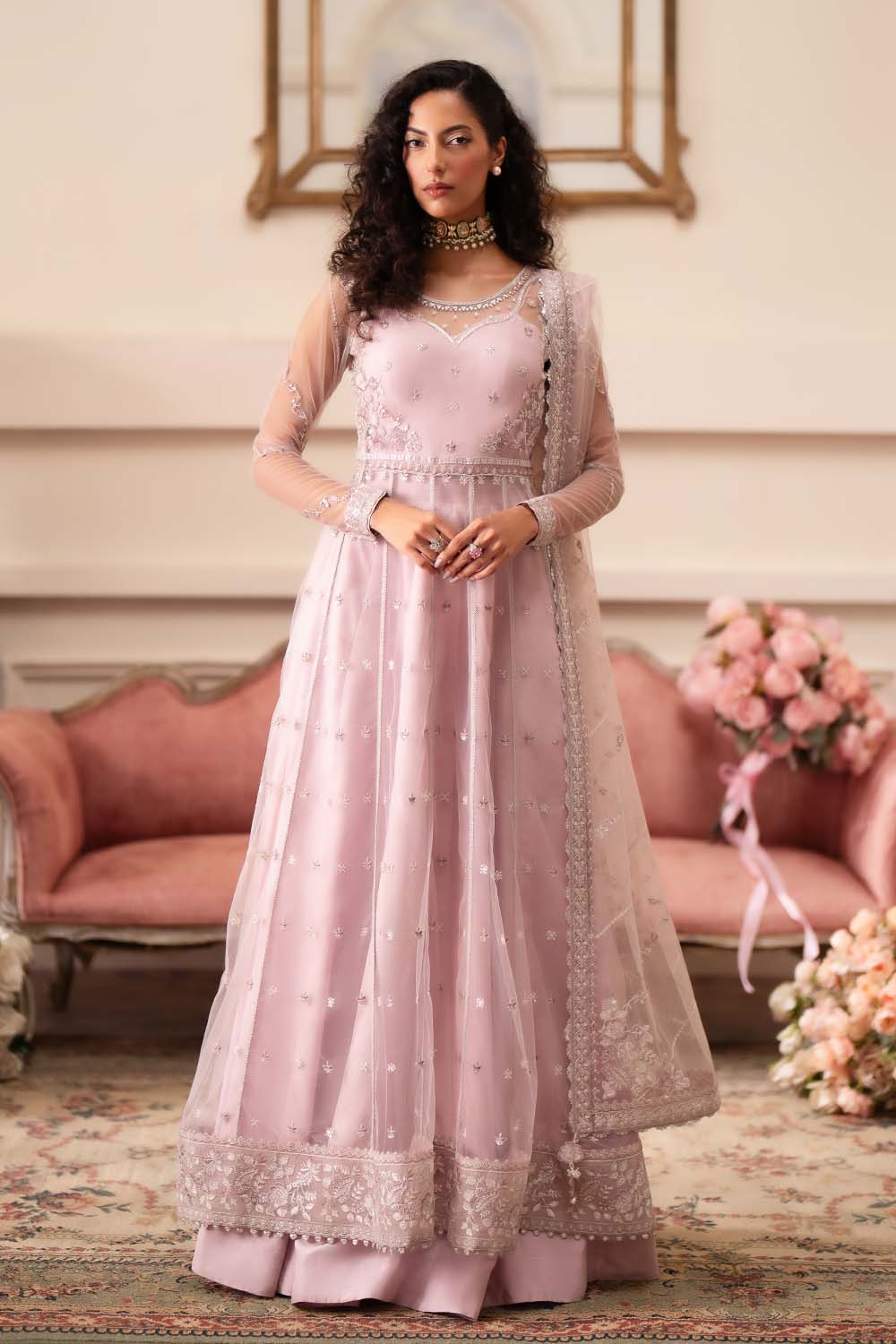 Helena | Chiffon Embroidered Lehenga
