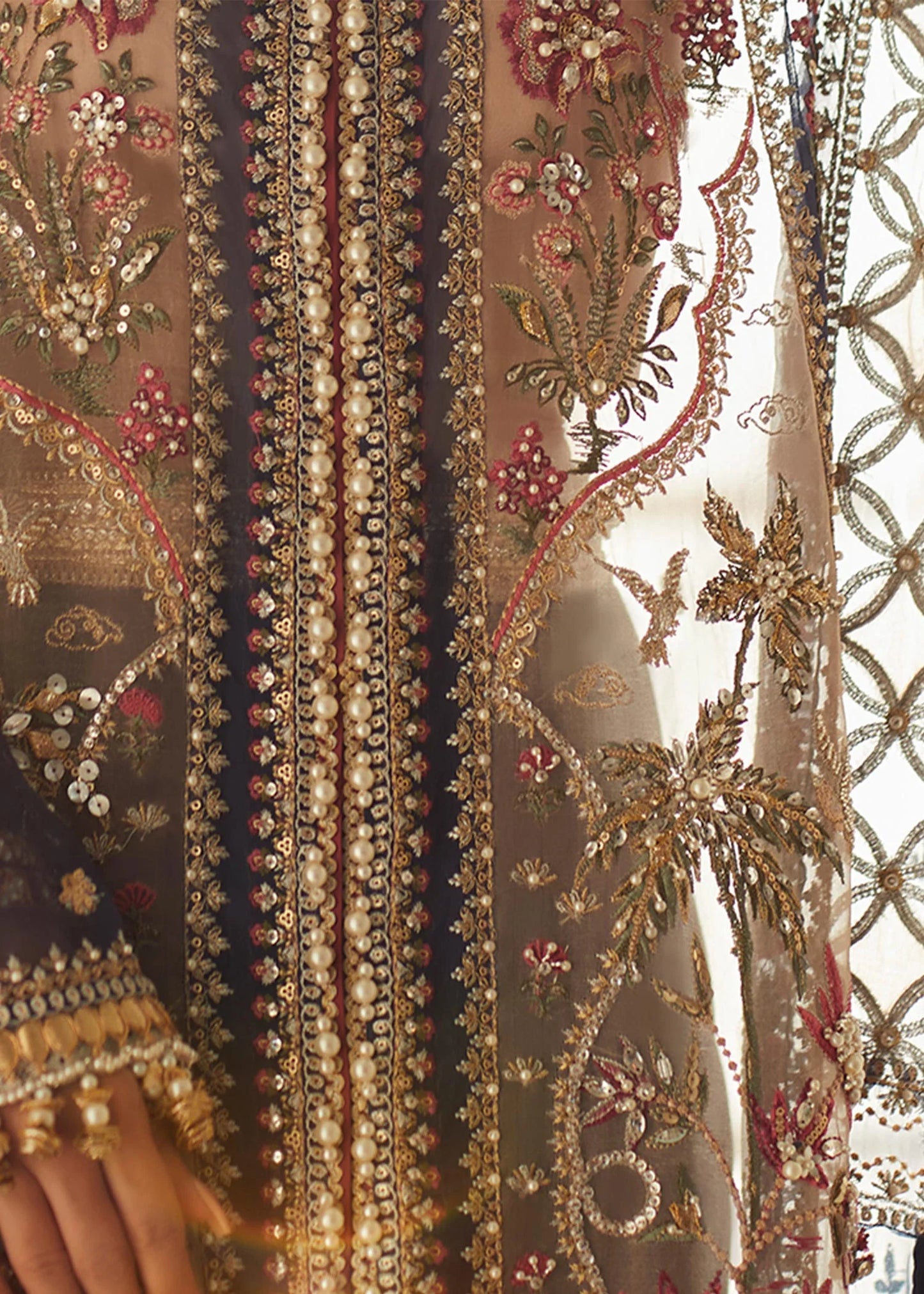 ÉLAN - Laleh | Organza Embellished & Embroidered