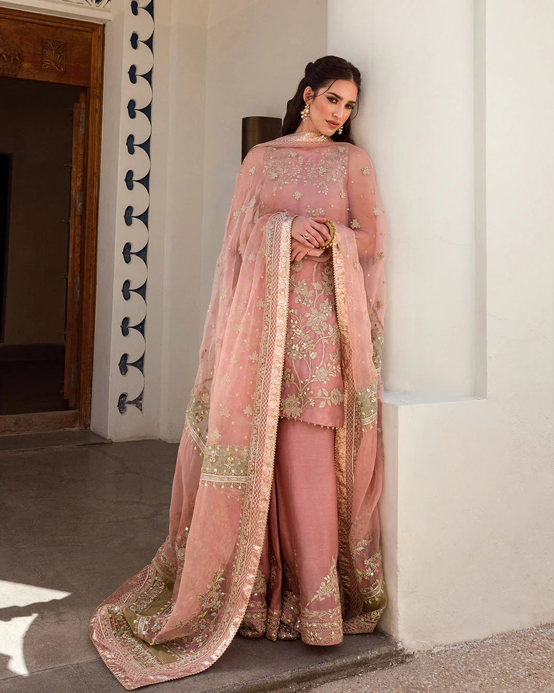 Faiza Saqlain | Embroidered Korean Raw Silk