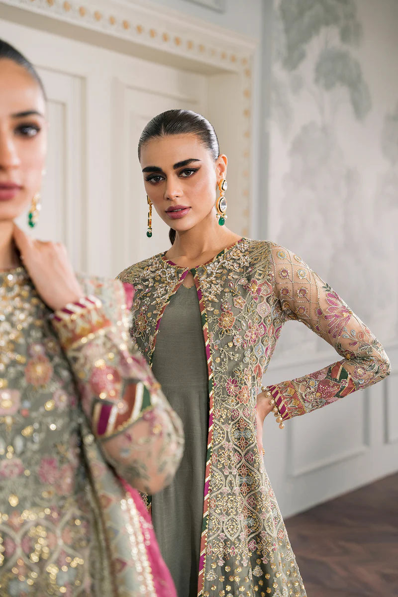 BAROQUE | Embroidered Net Gown