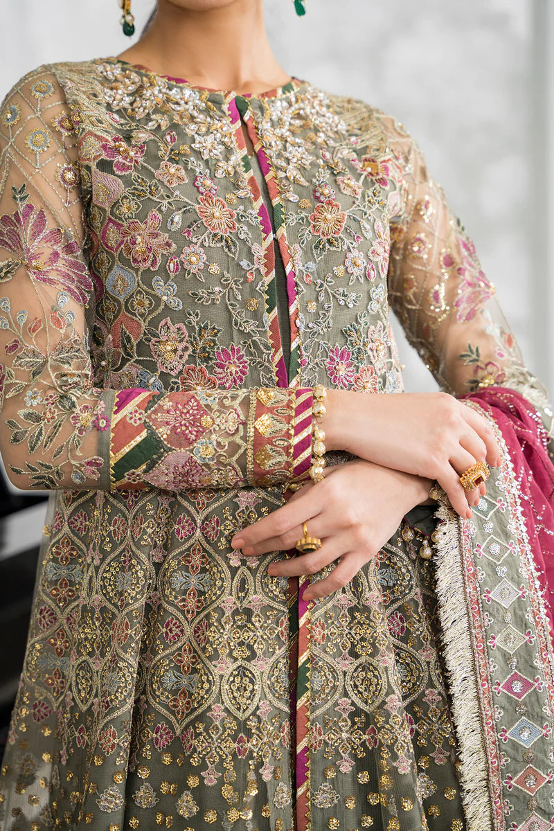 BAROQUE | Embroidered Net Gown