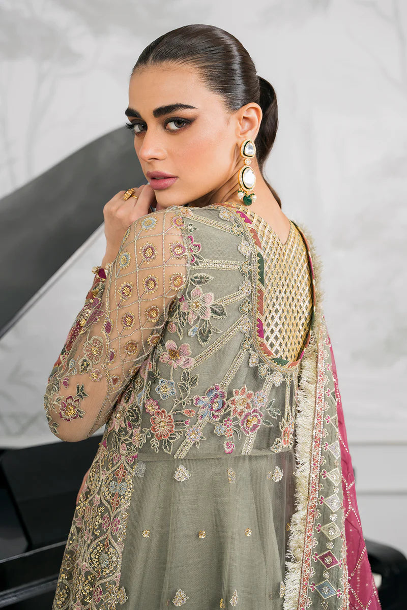 BAROQUE | Embroidered Net Gown