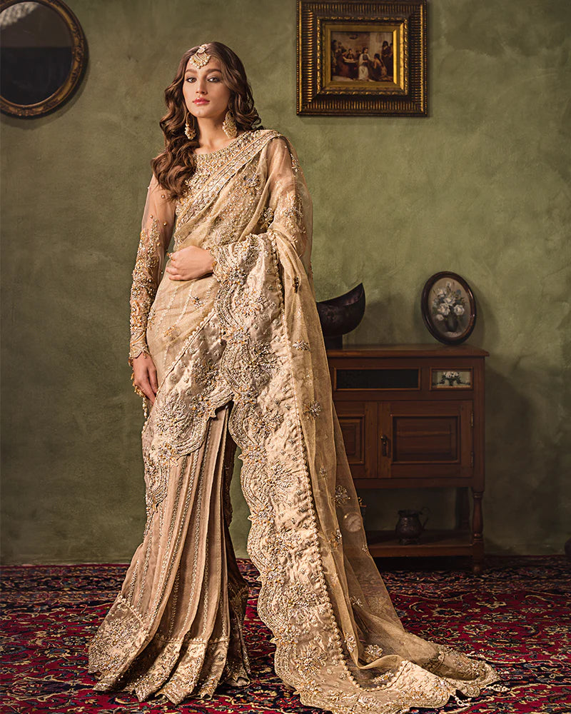 Nazneen | Wedding Wear Embellished Saree