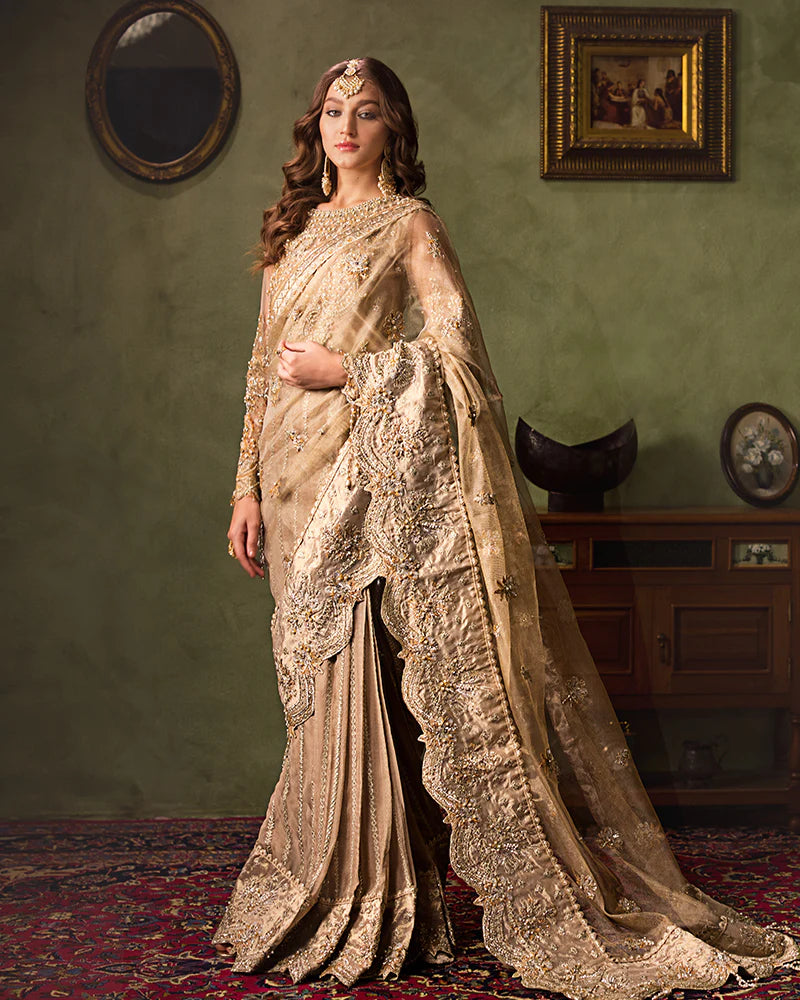 Nazneen | Wedding Wear Embellished Saree