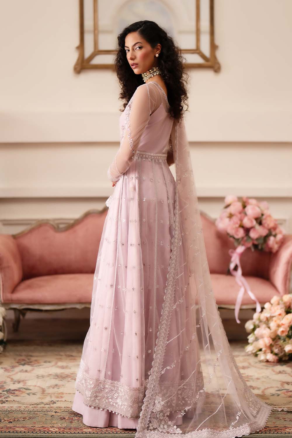 Helena | Chiffon Embroidered Lehenga