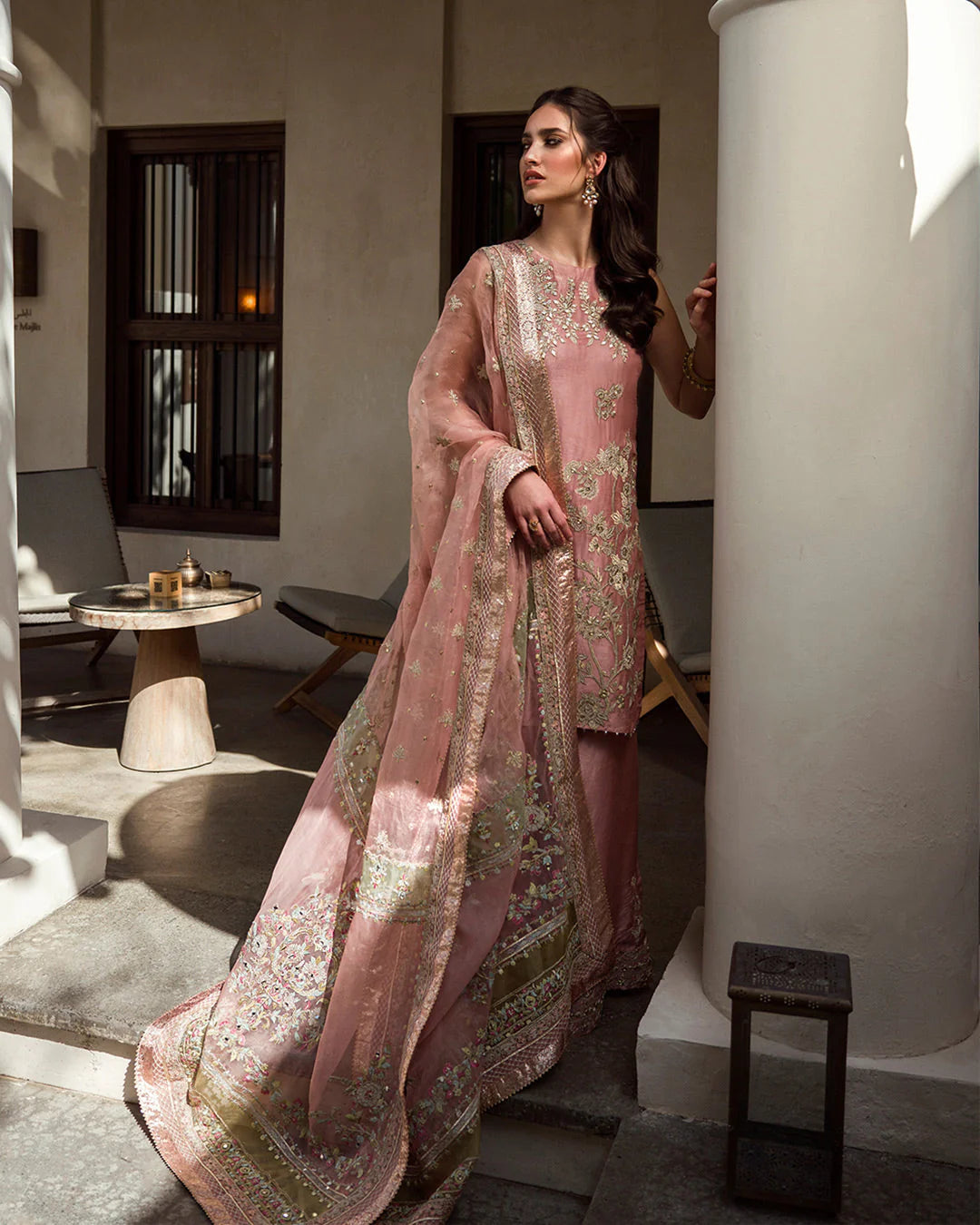 Faiza Saqlain | Embroidered Korean Raw Silk