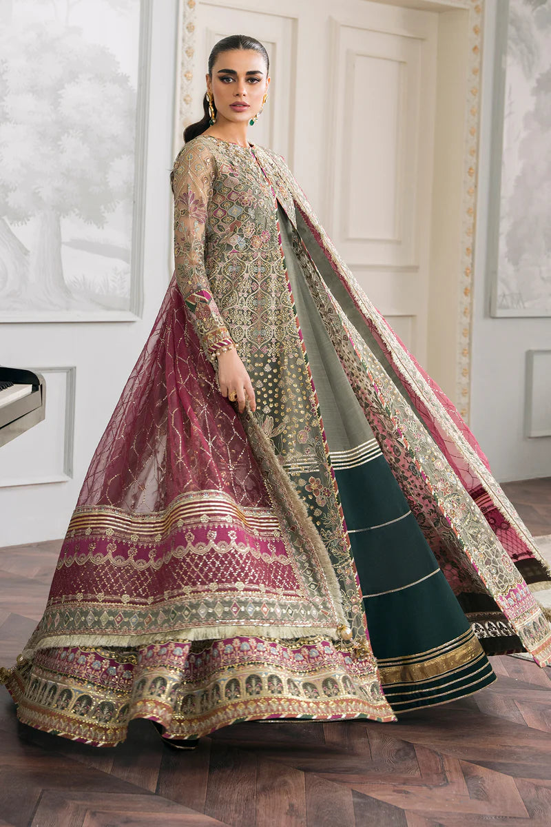 BAROQUE | Embroidered Net Gown