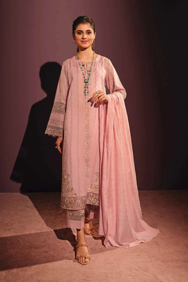 Nishat Linen Printed Embroidered Suit