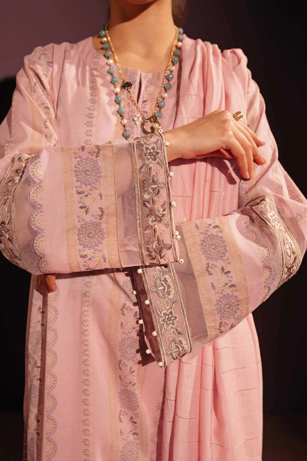Nishat Linen Printed Embroidered Suit