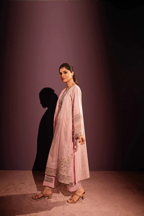 Nishat Linen Printed Embroidered Suit