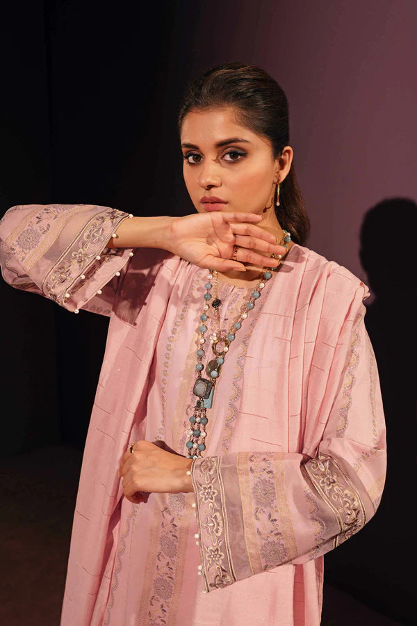 Nishat Linen Printed Embroidered Suit
