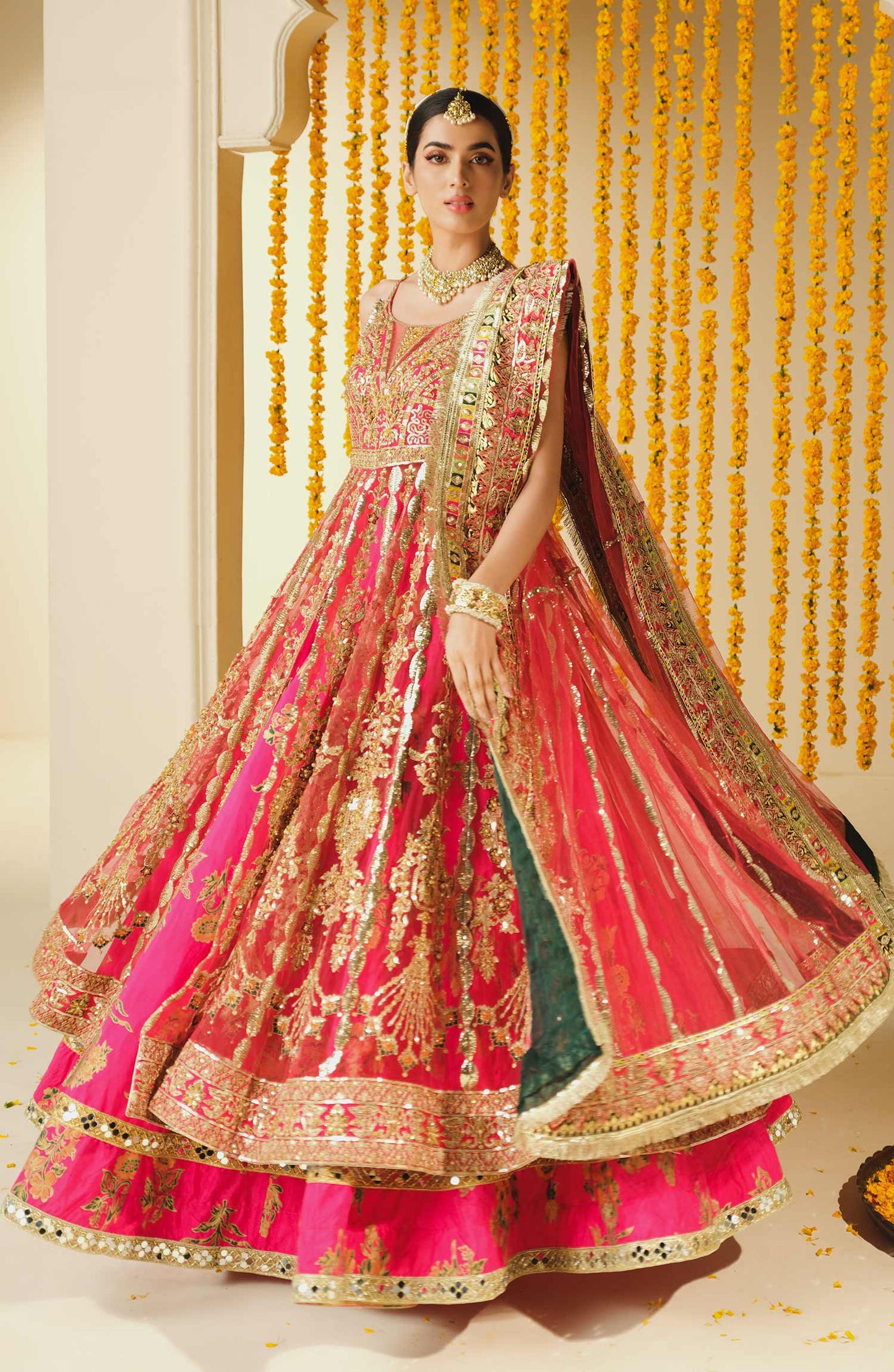 Surai | Festive Wear Embroidered Lehenga