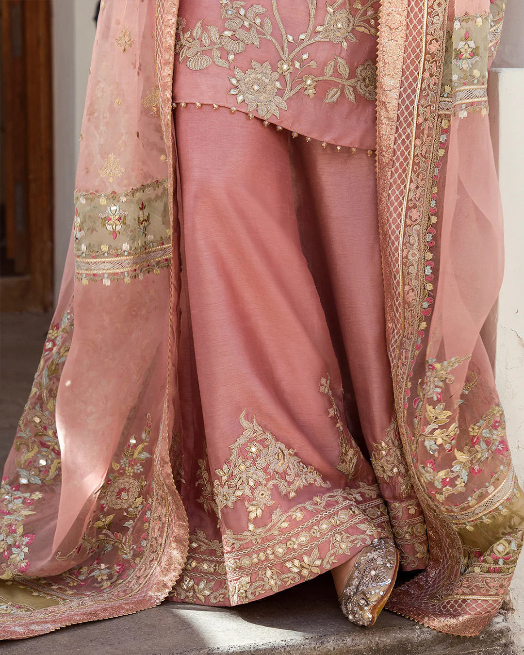 Faiza Saqlain | Embroidered Korean Raw Silk