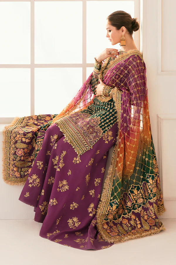 BAROQUE | Embroidered Chiffon Sharara