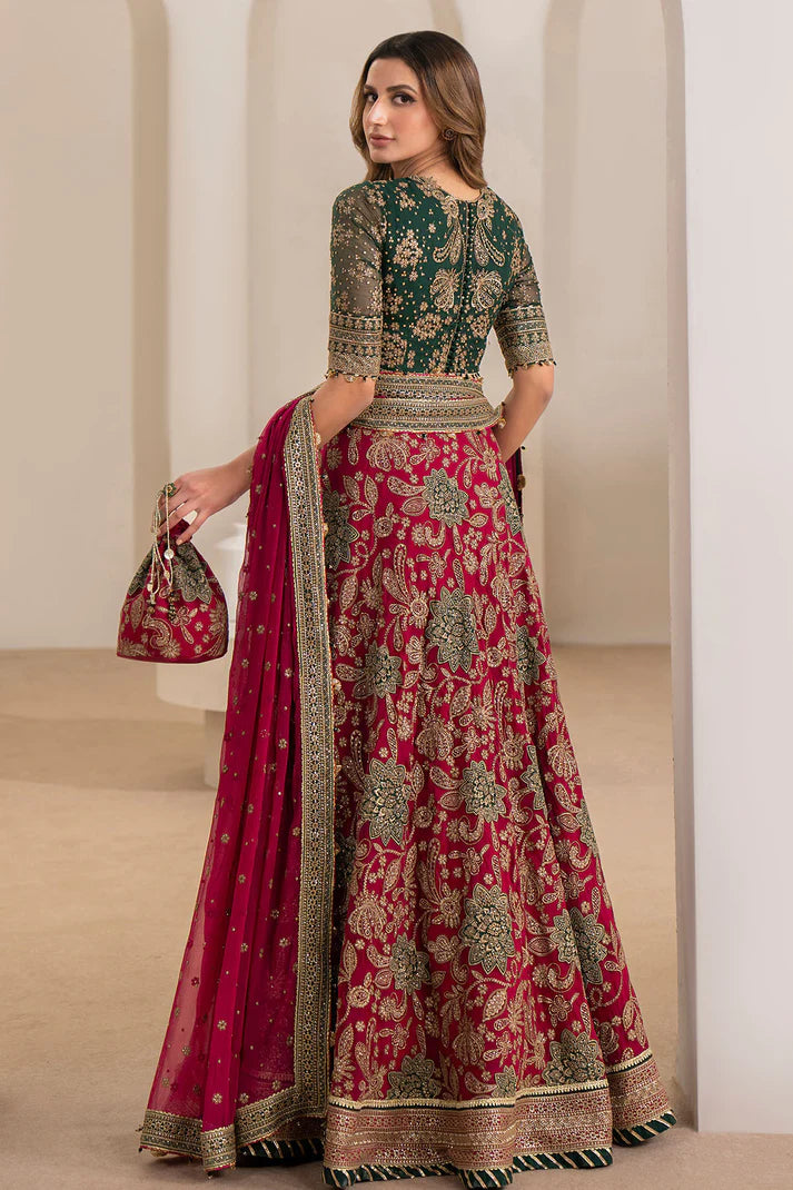 Neesa | Festive Wear Embroidered Chiffon Lehenga