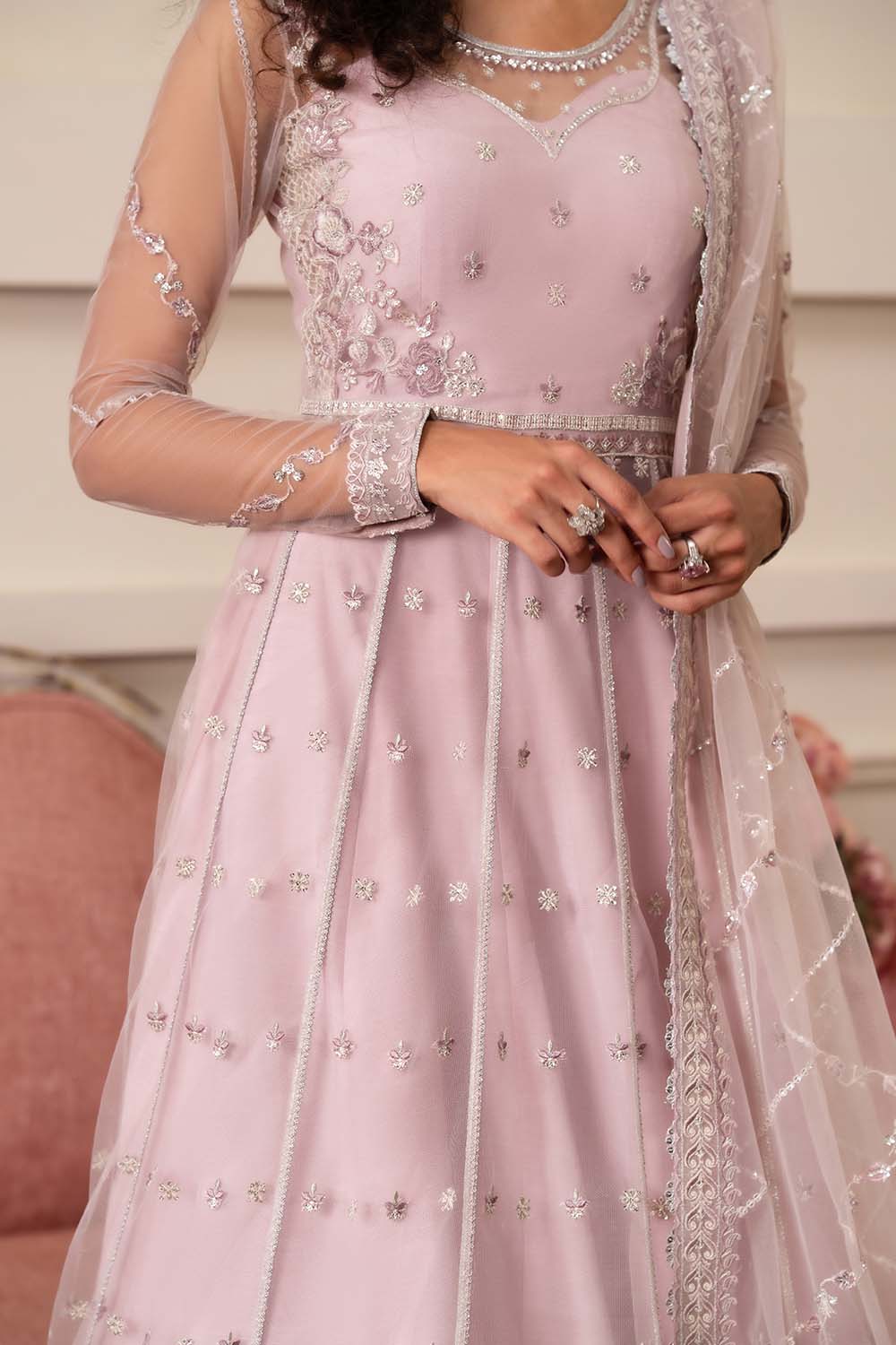 Helena | Chiffon Embroidered Lehenga