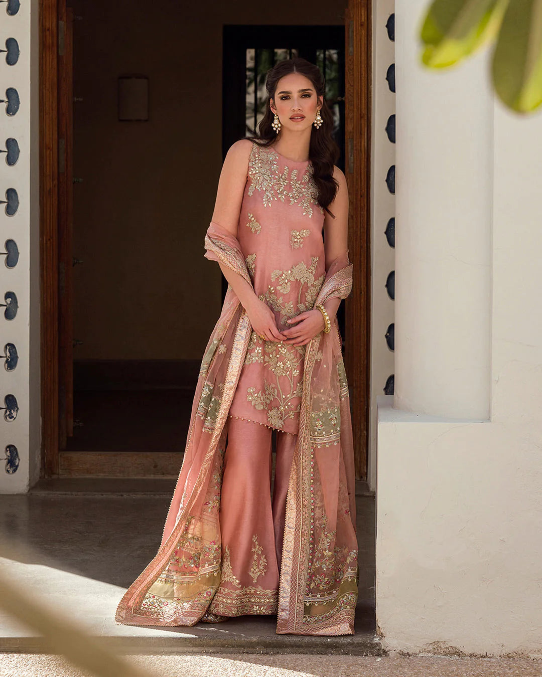 Faiza Saqlain | Embroidered Korean Raw Silk