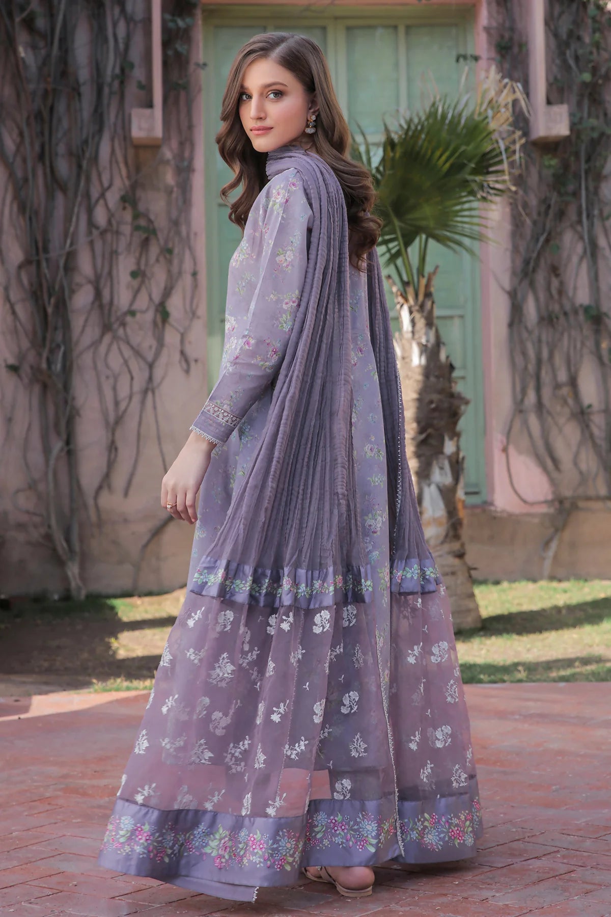 Women's Floral Lawn Dress