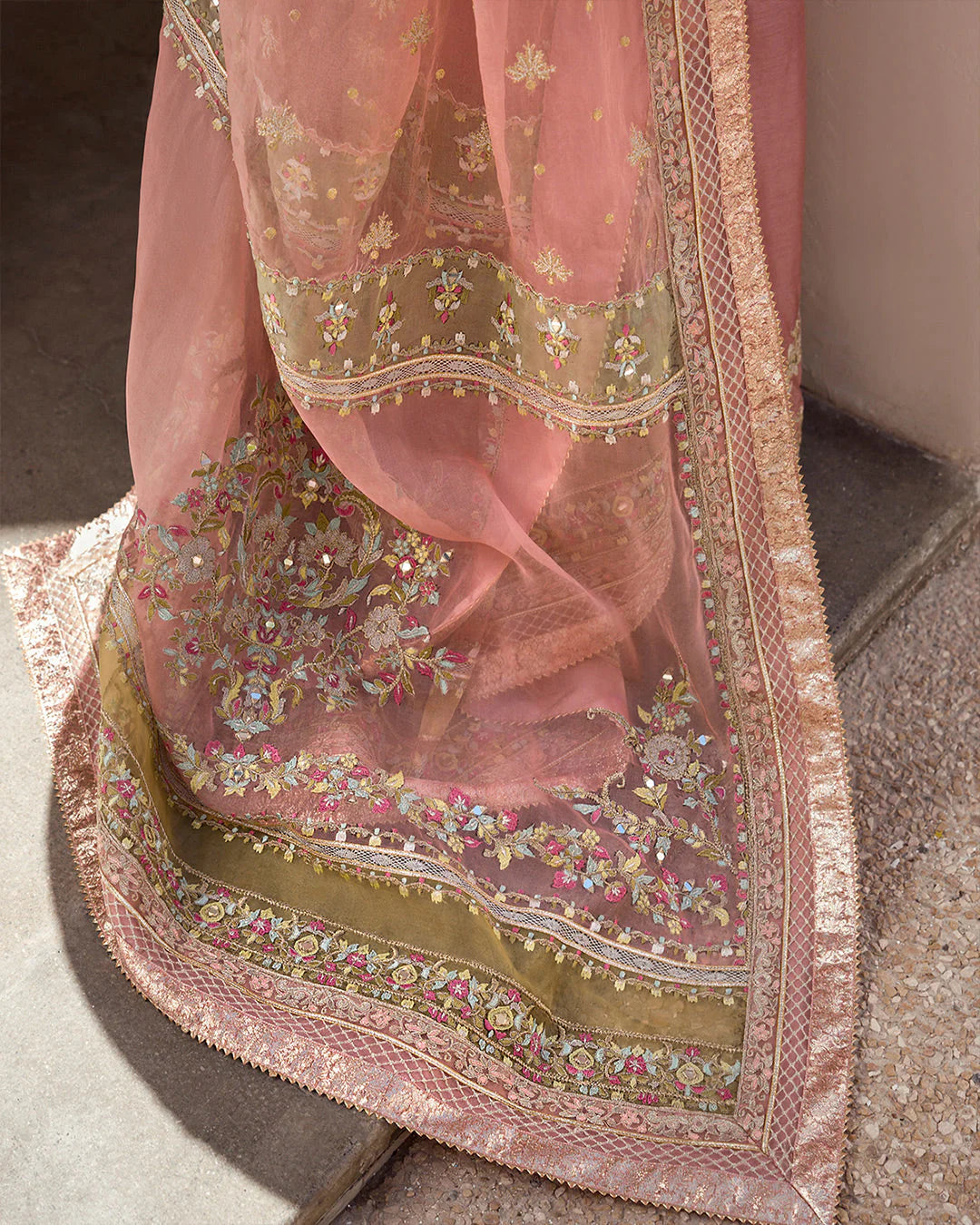 Faiza Saqlain | Embroidered Korean Raw Silk