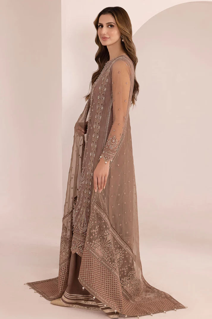 Minal | Festive Wear Embroidered Net Sharara