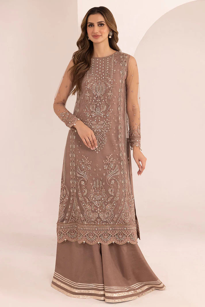 Minal | Festive Wear Embroidered Net Sharara