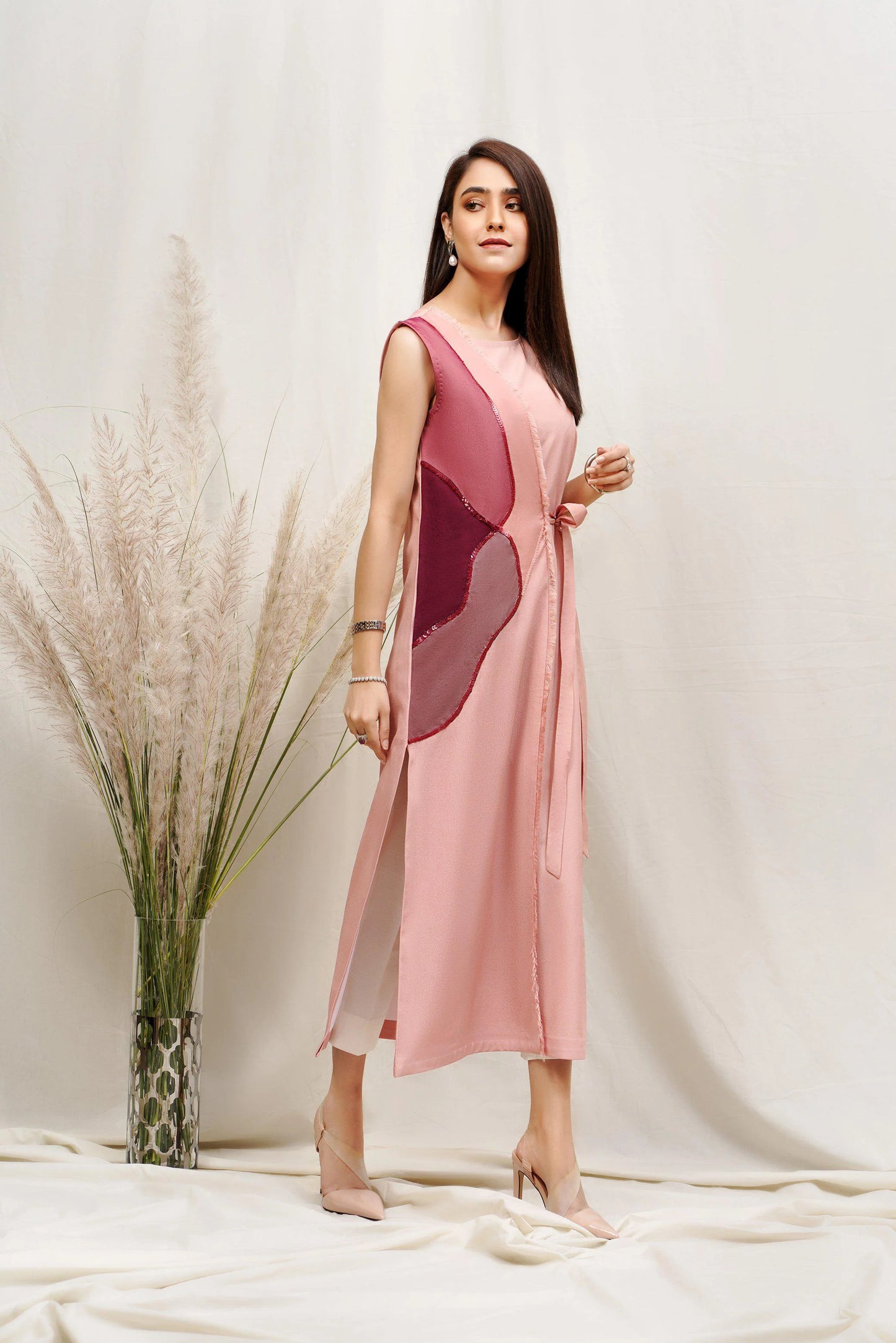 Crimson Pearl | Bemberg Summer Co Ord Set