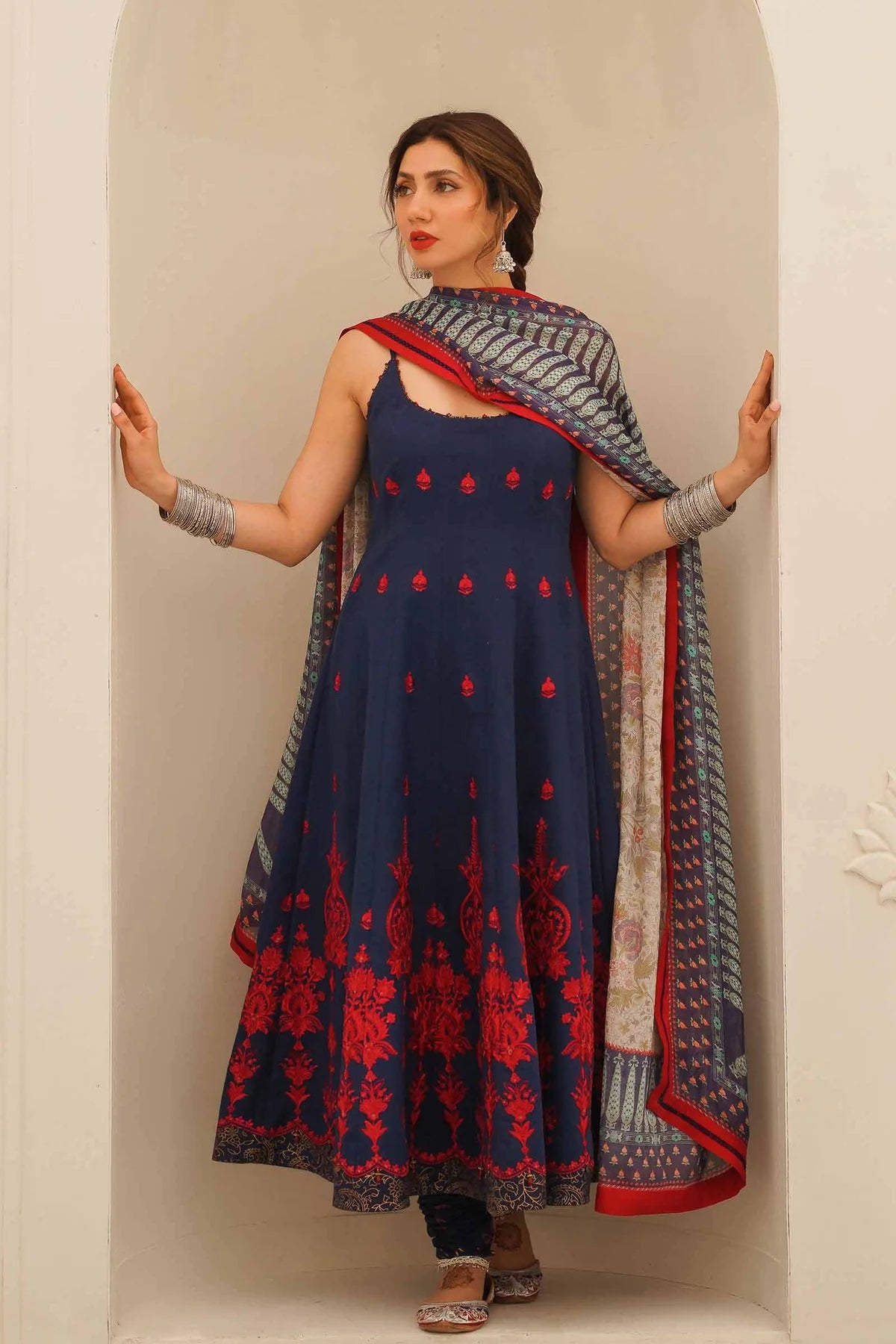 Zara Shahjahan | Embroidered Lawn Churidar