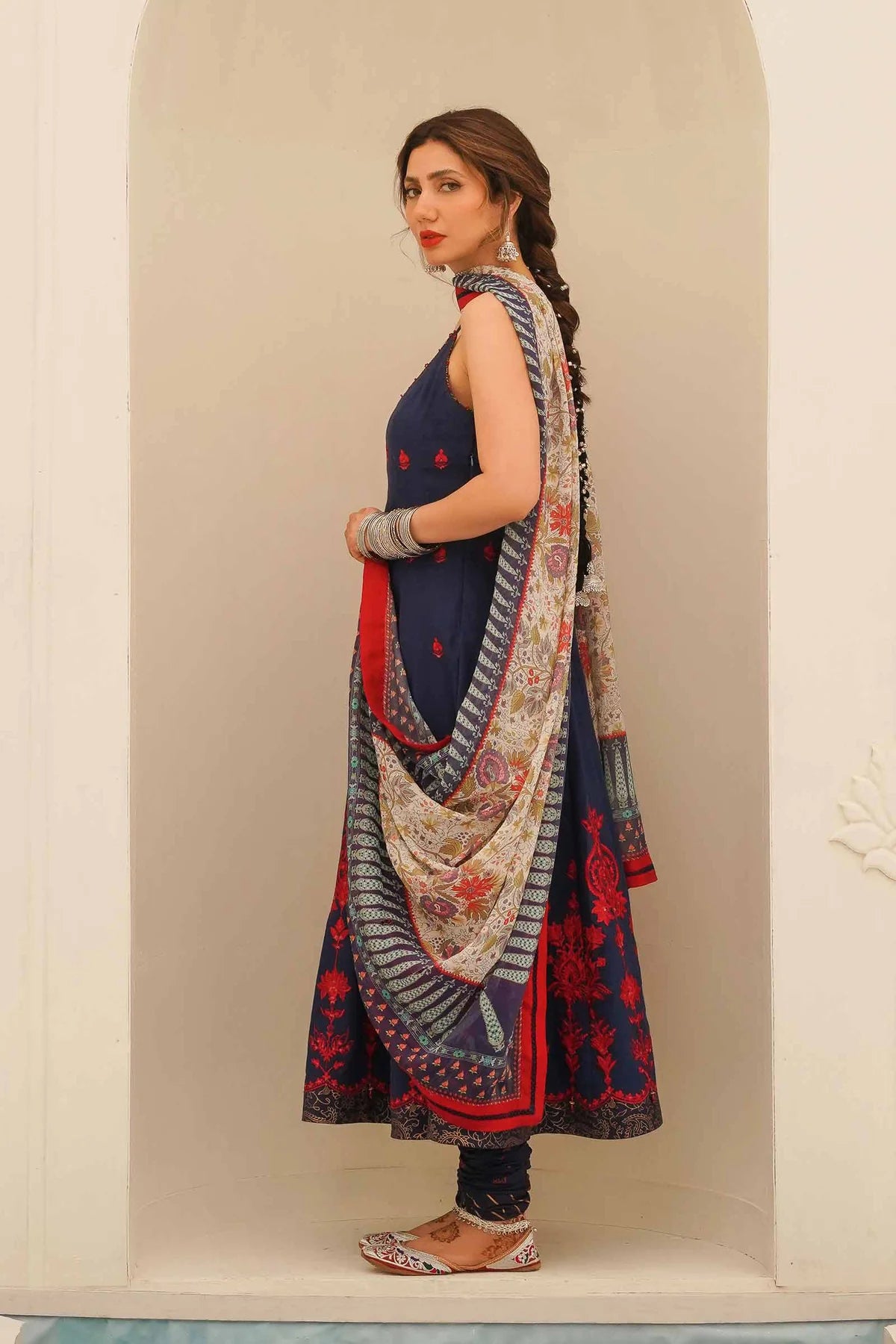 Zara Shahjahan | Embroidered Lawn Churidar