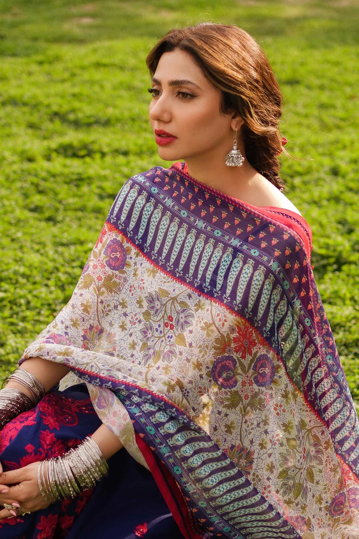Zara Shahjahan | Embroidered Lawn Churidar