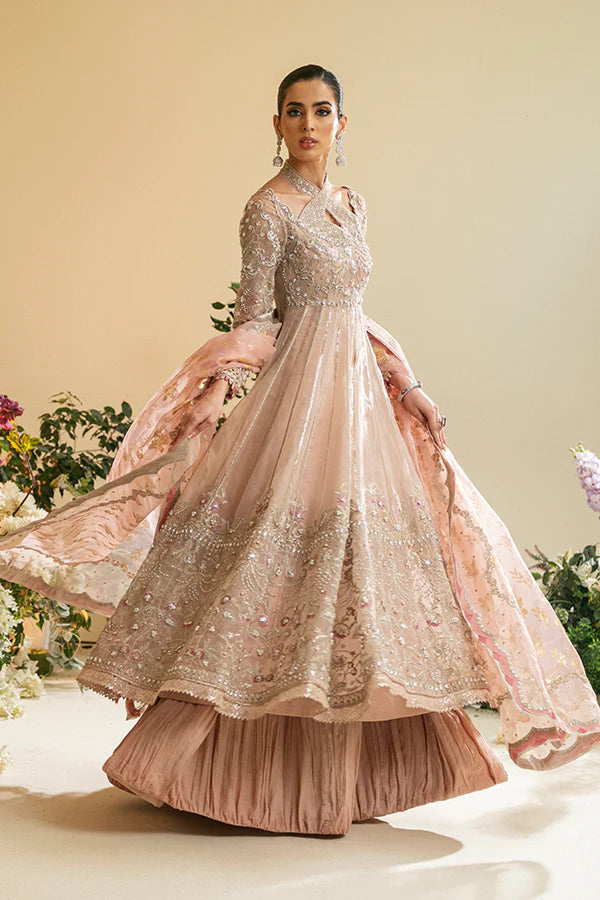 Zunera | Wedding Wear Embellished Frock Dress