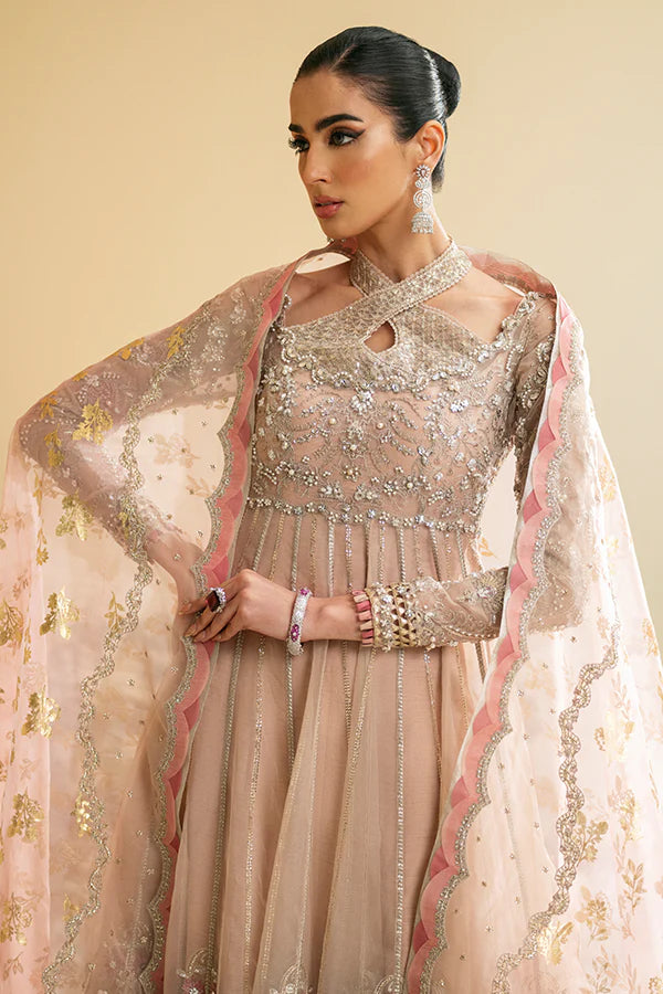 Zunera | Wedding Wear Embellished Frock Dress