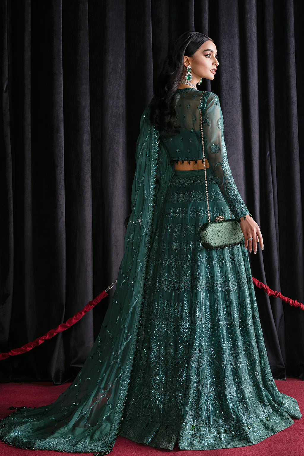 Imperial Ivy | Festive Wear Embroidered Lehenga