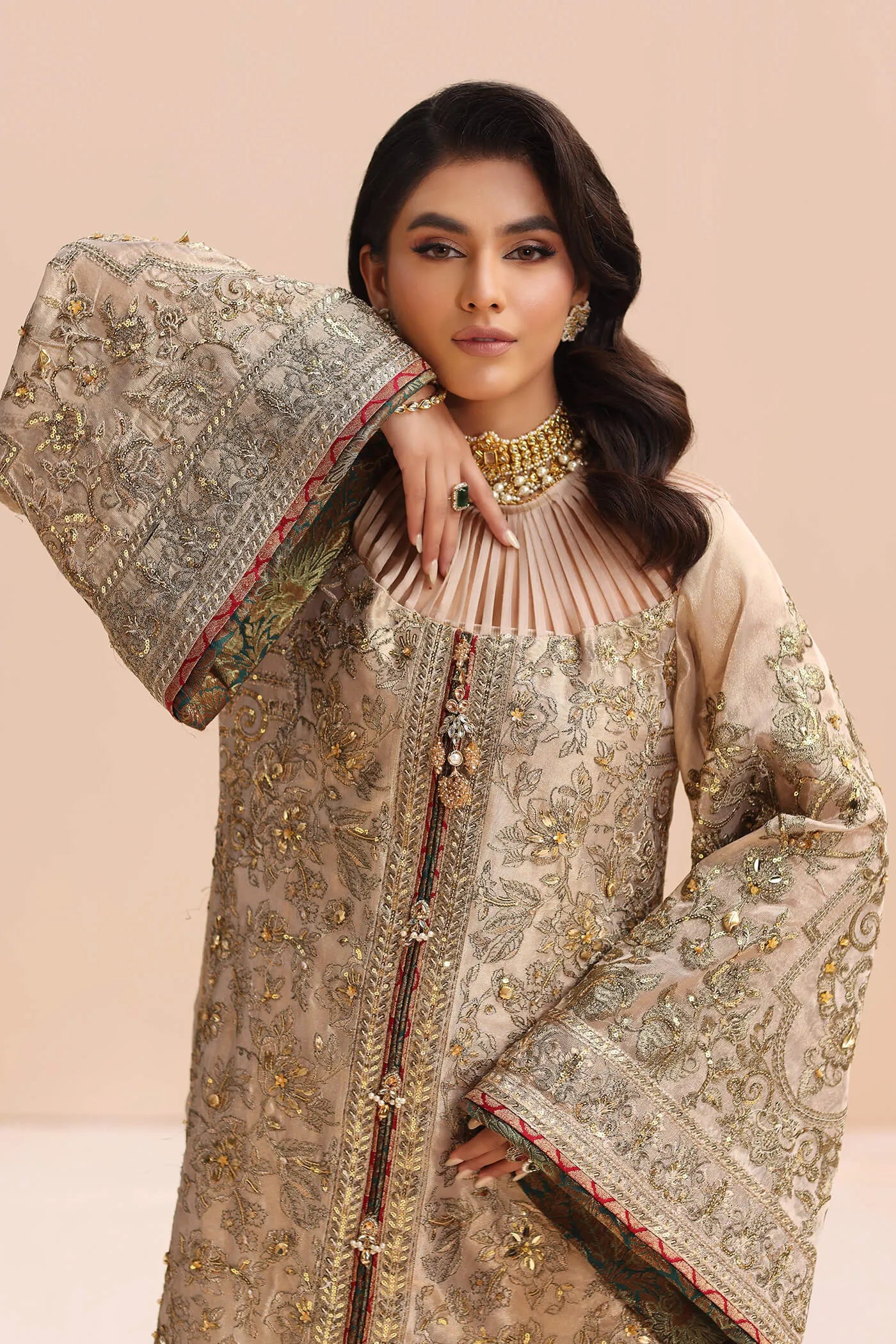 Divine Princess | Embroidered Hand Embellished Suit