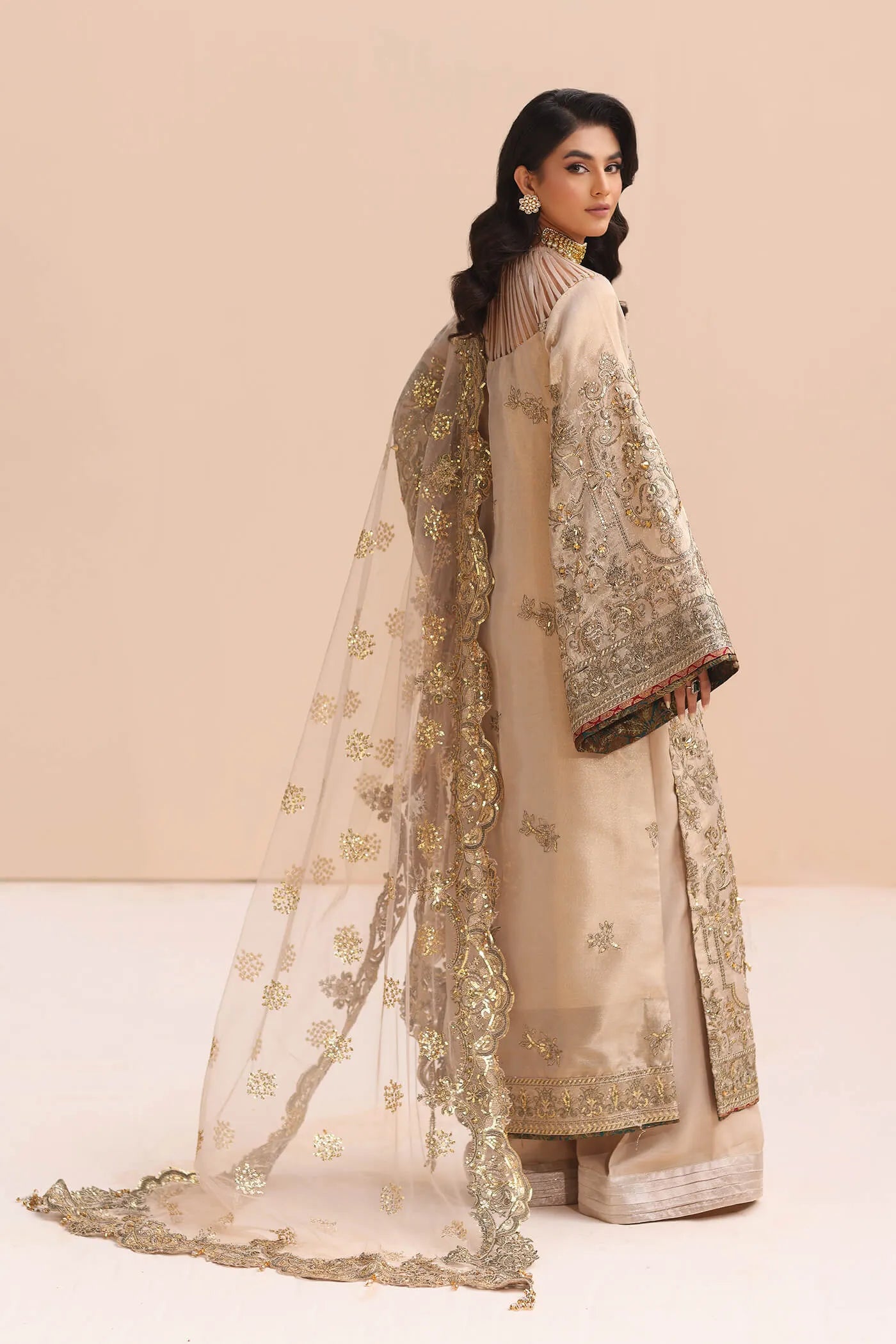 Divine Princess | Embroidered Hand Embellished Suit