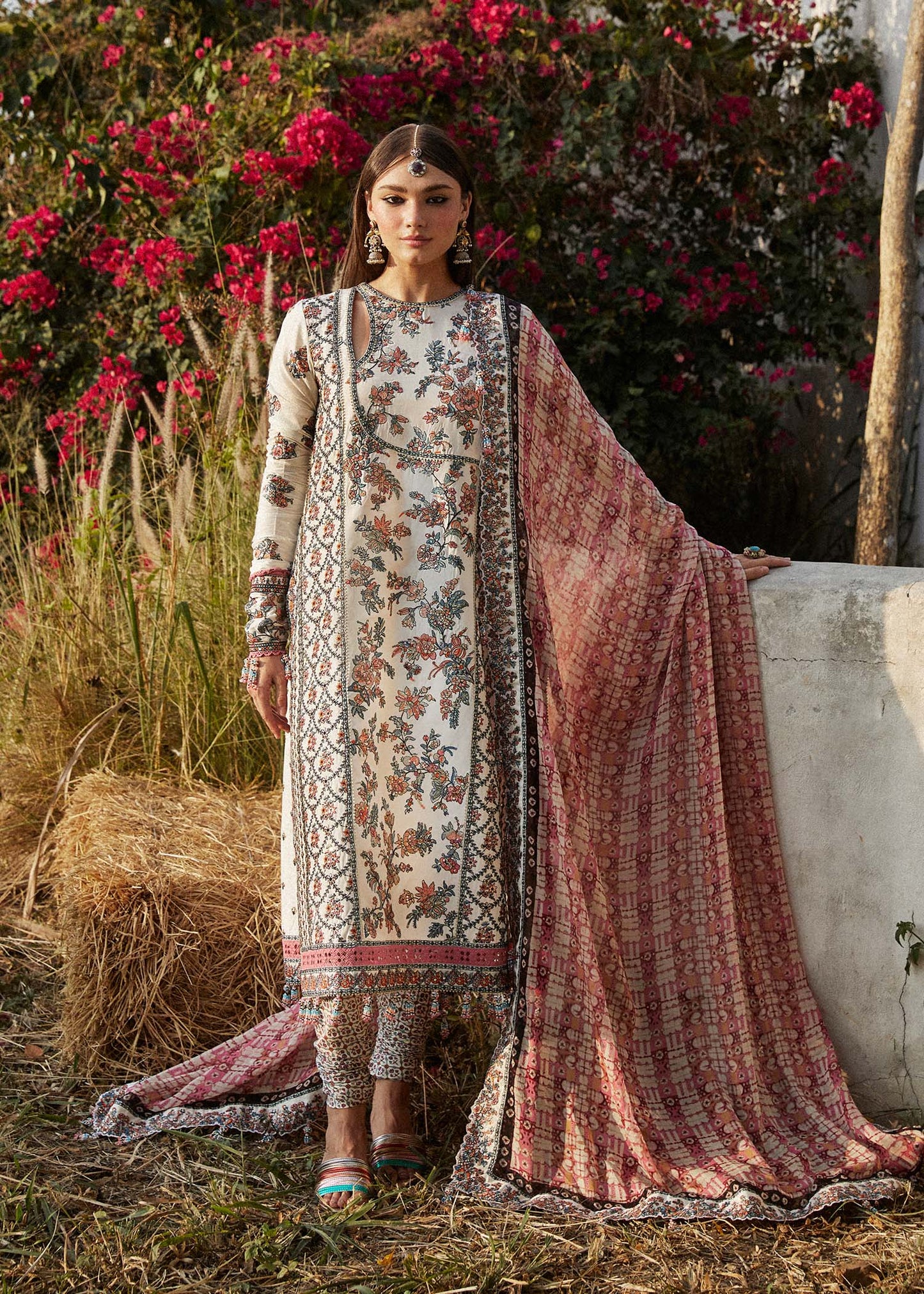 Hussain Rehar | Festive Wear Lawn Churidar